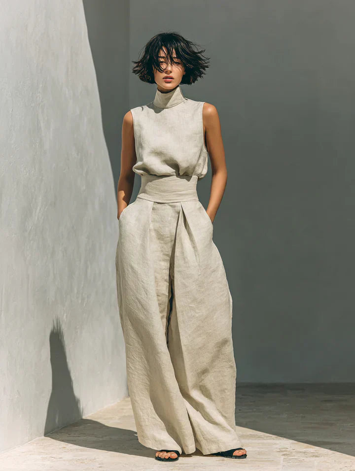 FLOR™ - MINIMALIST TANK & TROUSERS SET