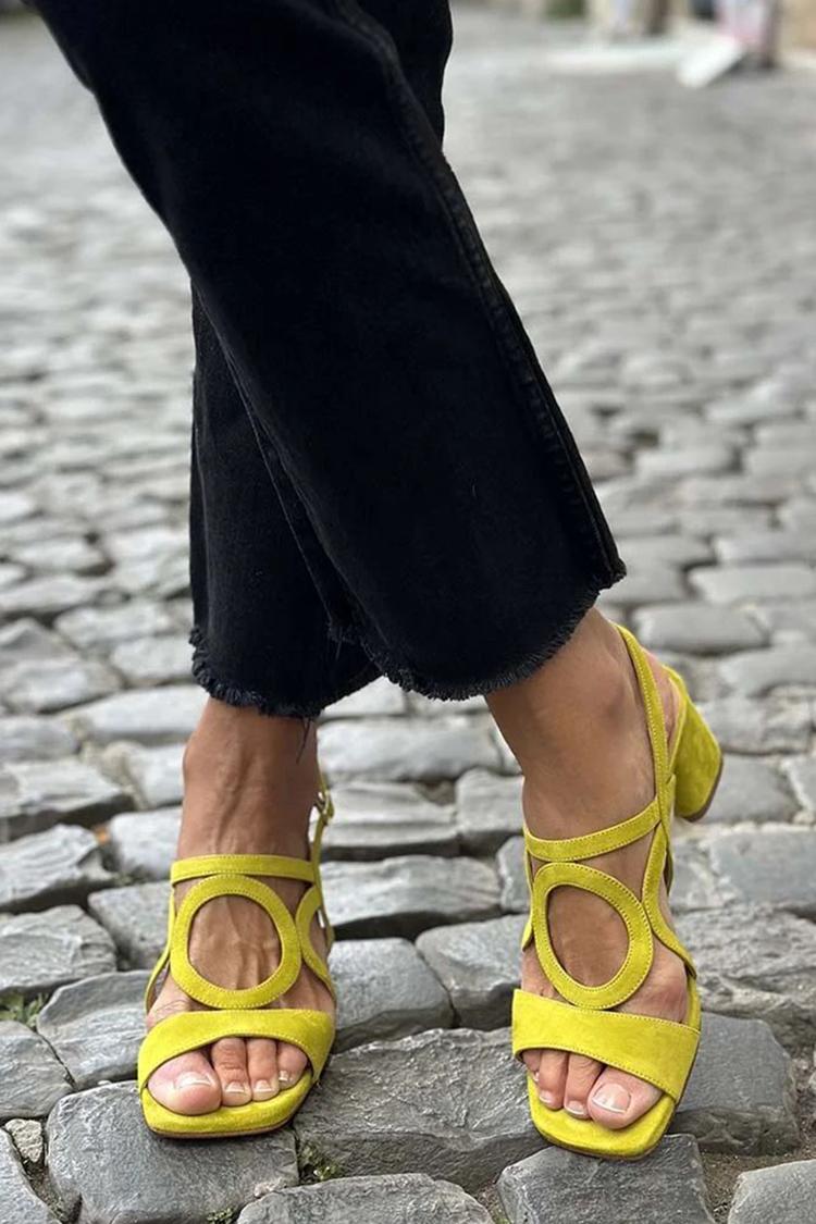 VALENTINA™ - VIBRANT LOW-HEEL SANDALS