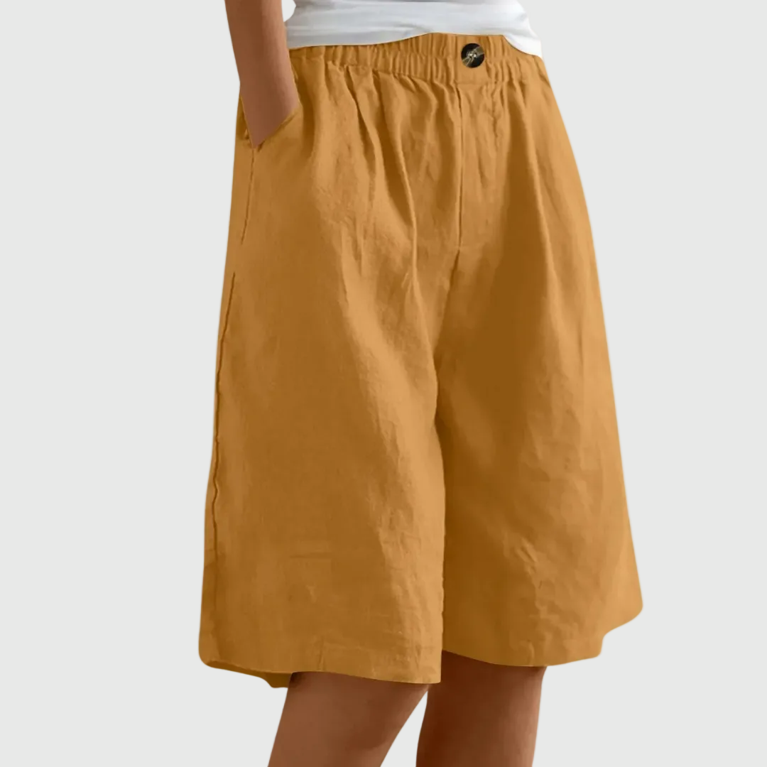 DELACROIX™ - WIDE-LEG ELASTIC SHORTS