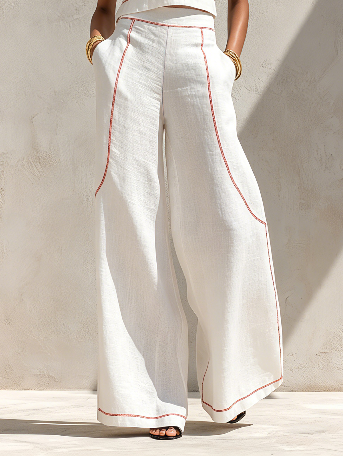 ROSALIE™ - CONTRAST STITCH TWO-PIECE SET