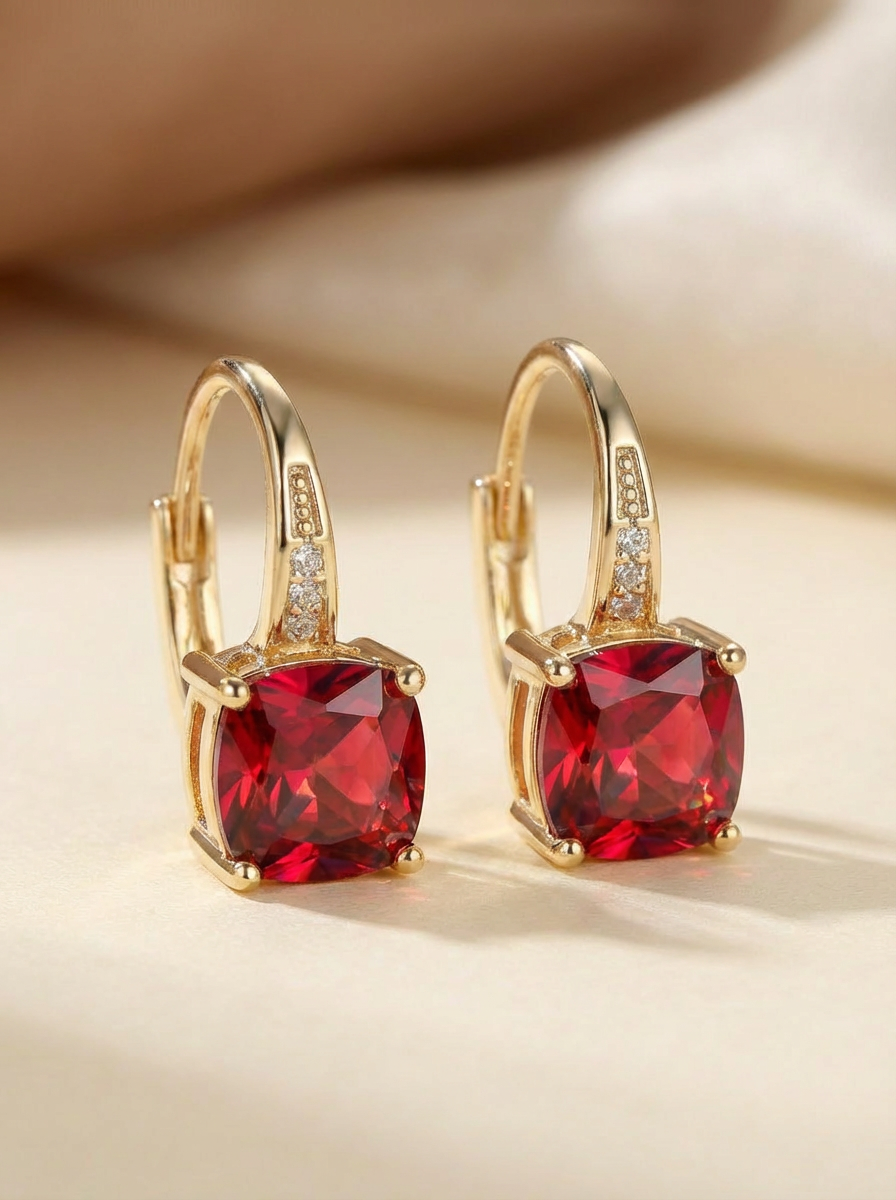 SPARKELLE™ - HOOP EARRINGS WITH SPARKLING STONES