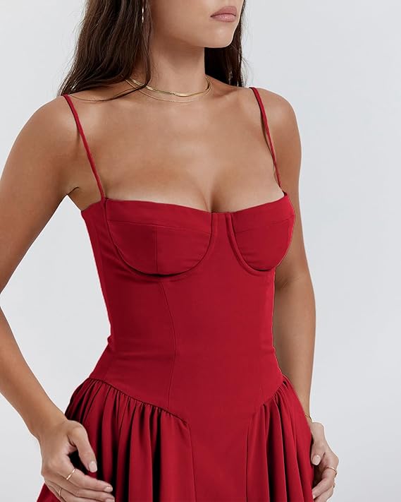 ROMA™ - CORSET-BODICE MAXI DRESS