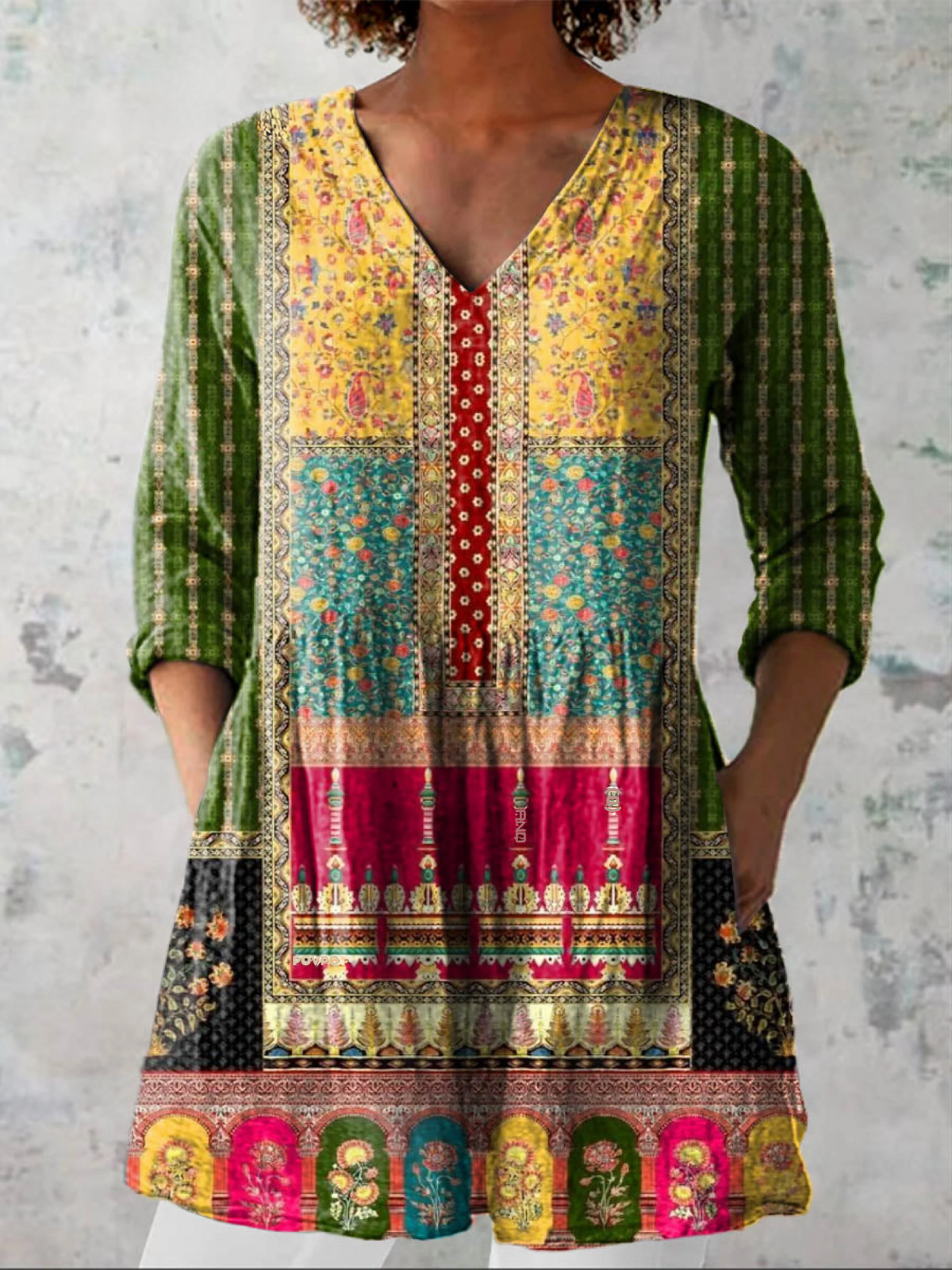EMILIE™ - FLOWING V-NECK BLOUSE