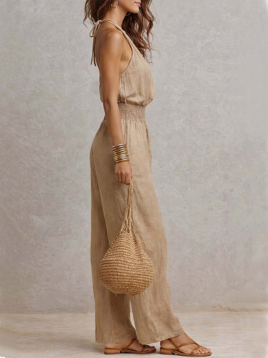 VALERIA™ - HALTER JUMPSUIT