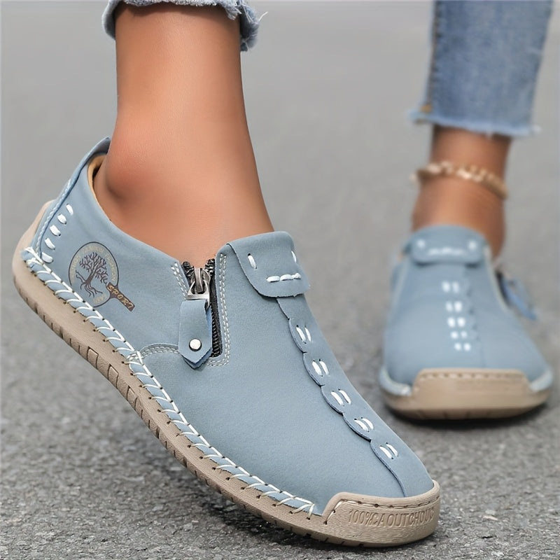 ELIRA™ - SLIP-ON ZIP LOAFERS