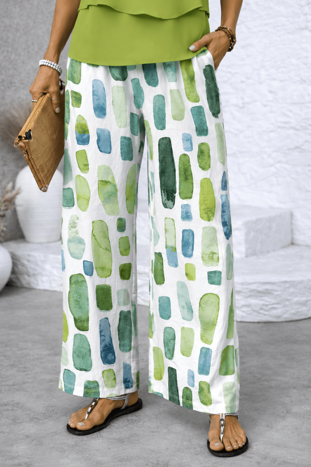 AMBRINE™ - FLOWING TANK & WIDE-LEG TROUSER SET