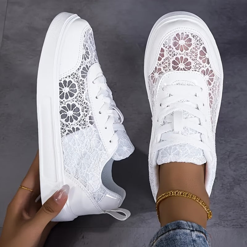 CAMILLE™ - FLORAL LACE SNEAKERS