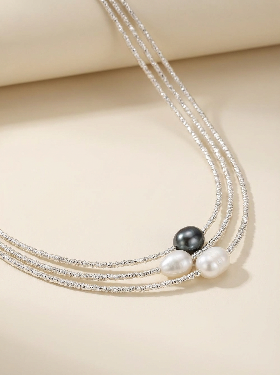PEARLESSE™ - VINTAGE FRESHWATER PEARL NECKLACE