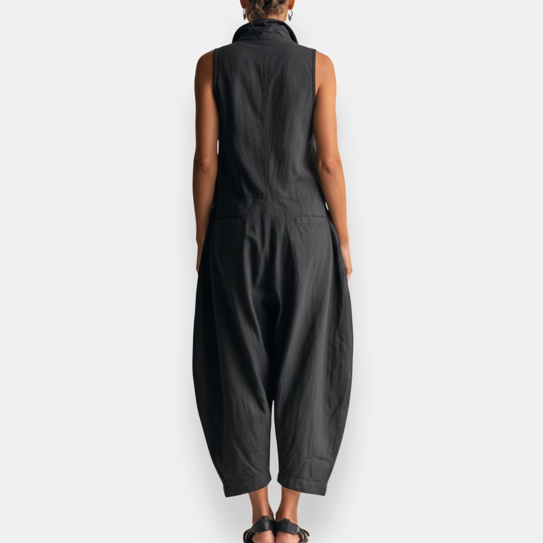 GARVALDE™ - SLEEVELESS OVERSIZED JUMPSUIT