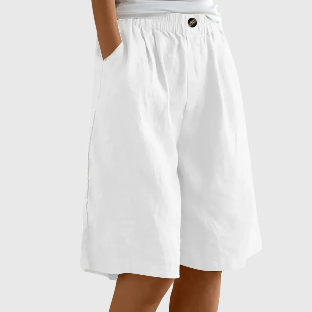 DELACROIX™ - WIDE-LEG ELASTIC SHORTS