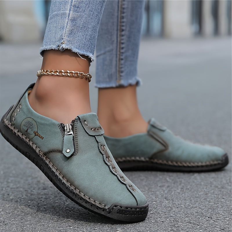 ELIRA™ - SLIP-ON ZIP LOAFERS
