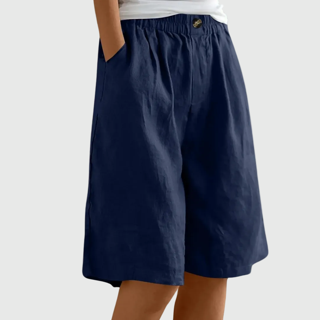 DELACROIX™ - WIDE-LEG ELASTIC SHORTS