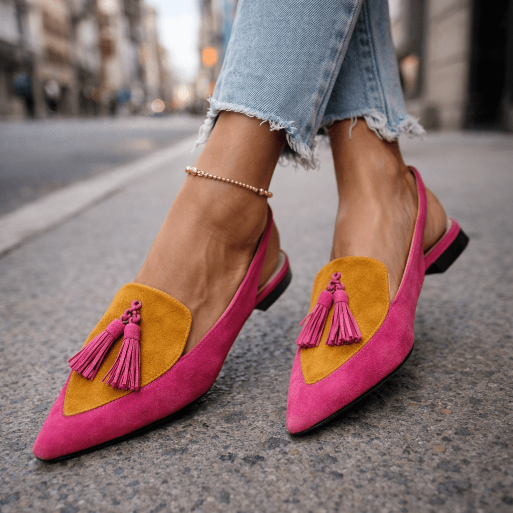GISELLE™ - TASSEL POINTED SANDALS