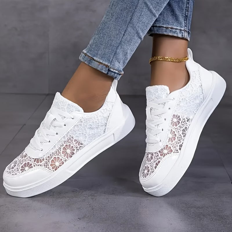 CAMILLE™ - FLORAL LACE SNEAKERS