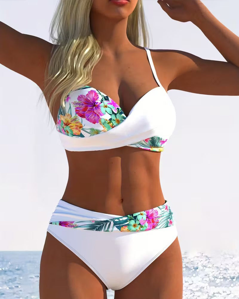 IRIS™ - CONTRAST PRINT BRALETTE BIKINI