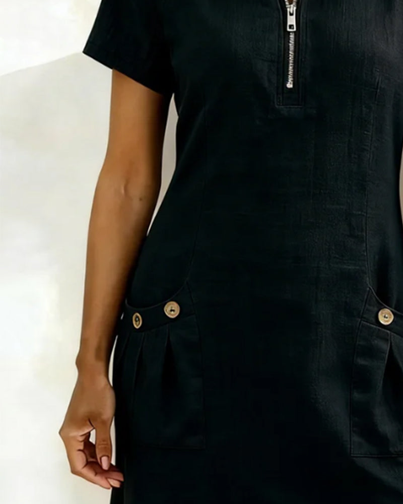 LINA™ - RELAXED A-LINE DRESS