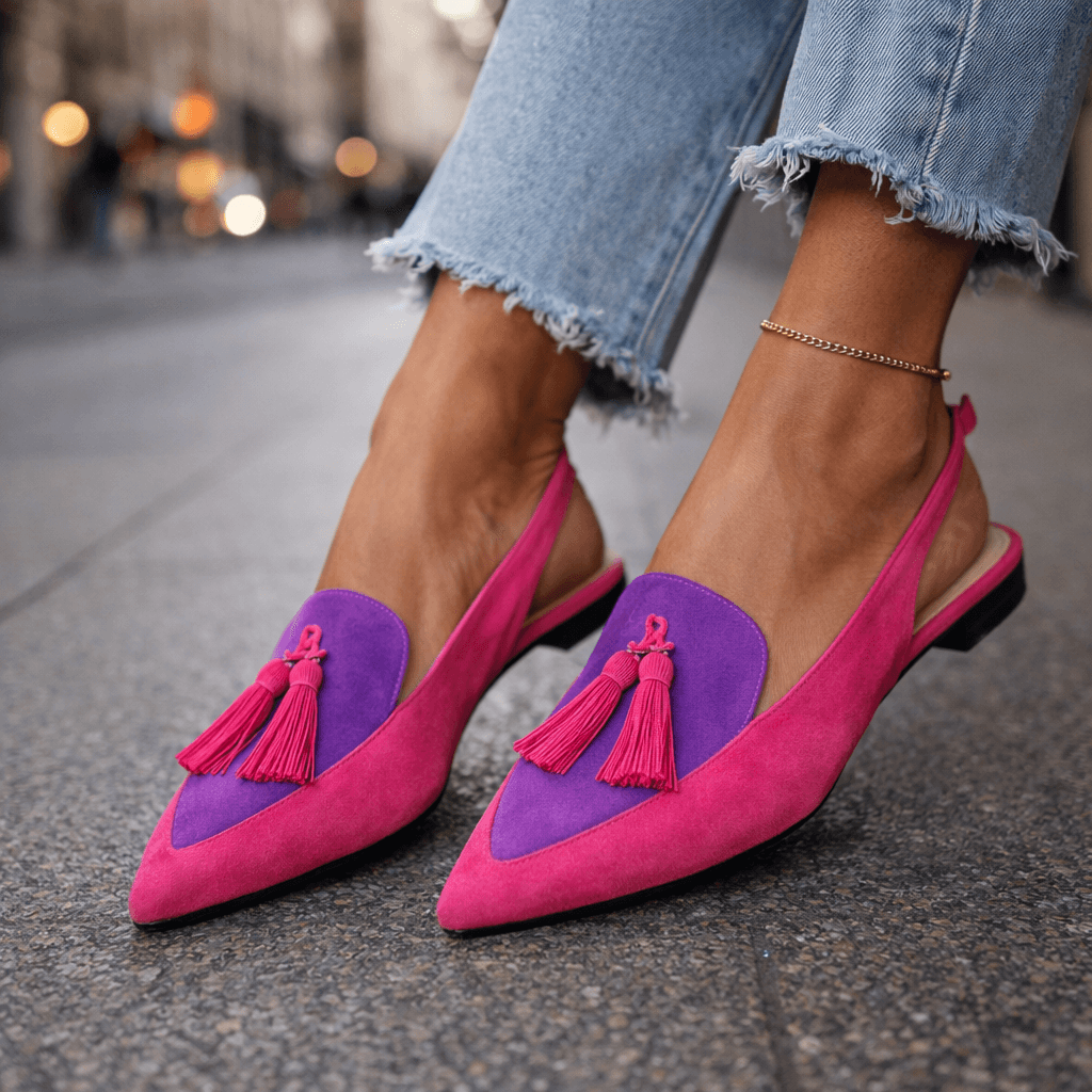 GISELLE™ - TASSEL POINTED SANDALS