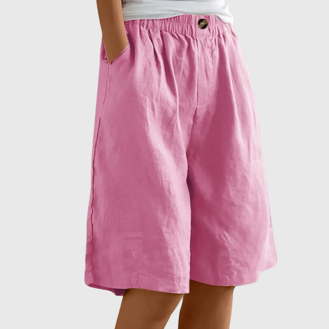 DELACROIX™ - WIDE-LEG ELASTIC SHORTS