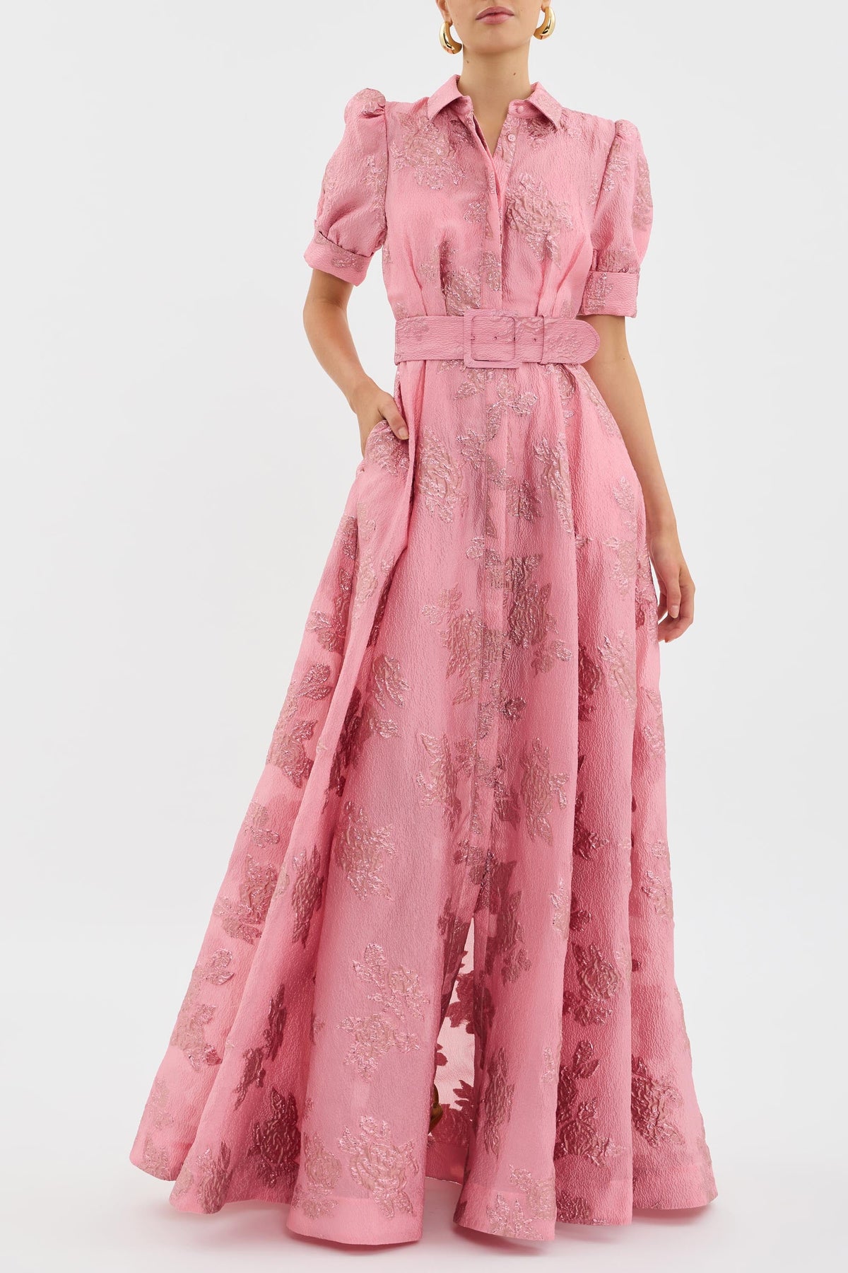 ARIA™ - BALLOON-SLEEVE MAXI DRESS