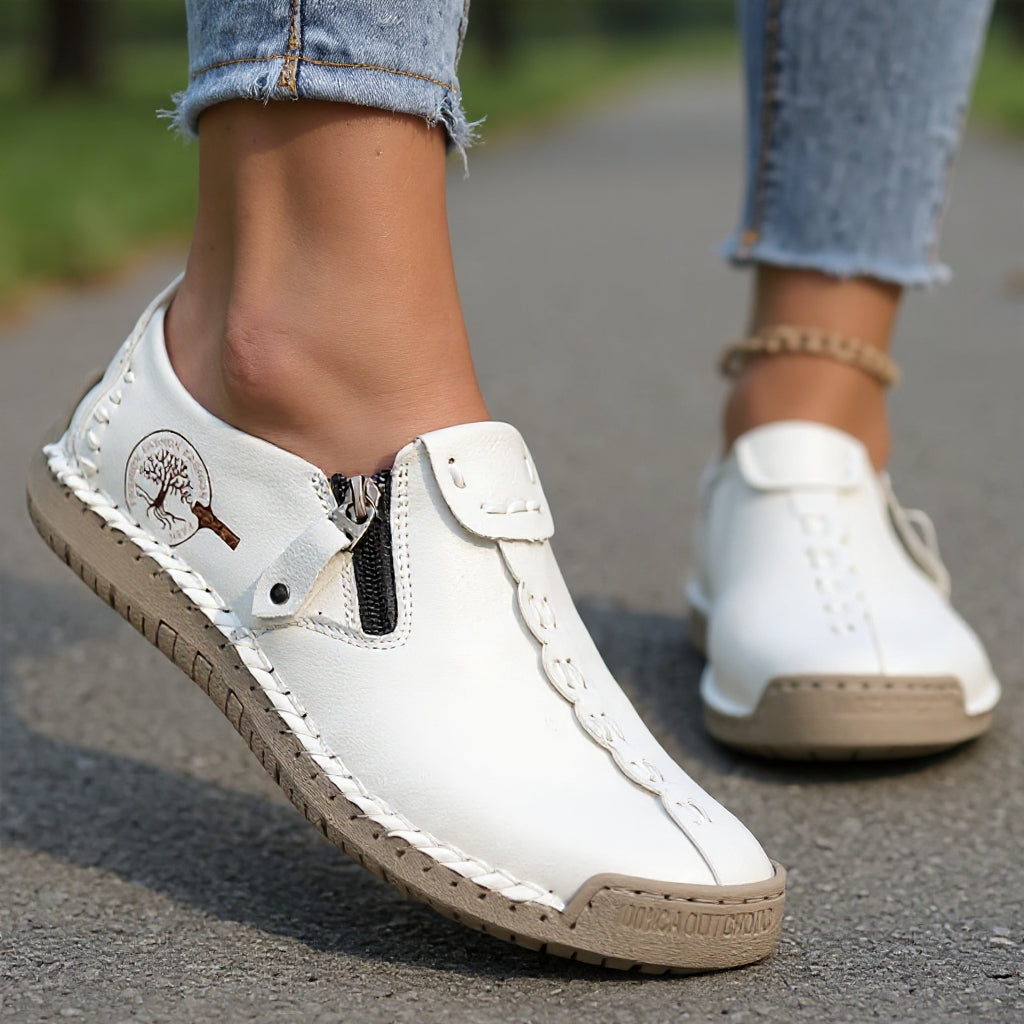 ELIRA™ - SLIP-ON ZIP LOAFERS