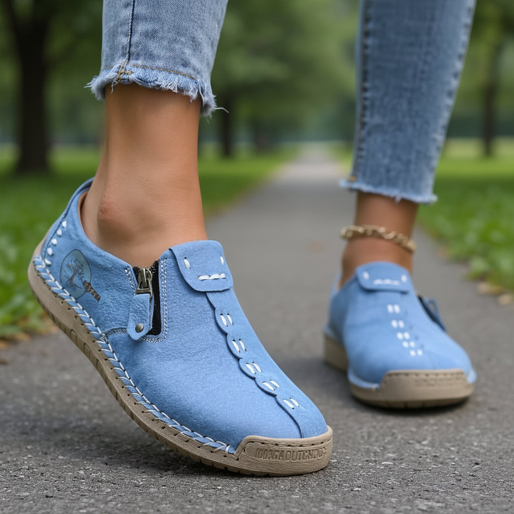 ELIRA™ - SLIP-ON ZIP LOAFERS