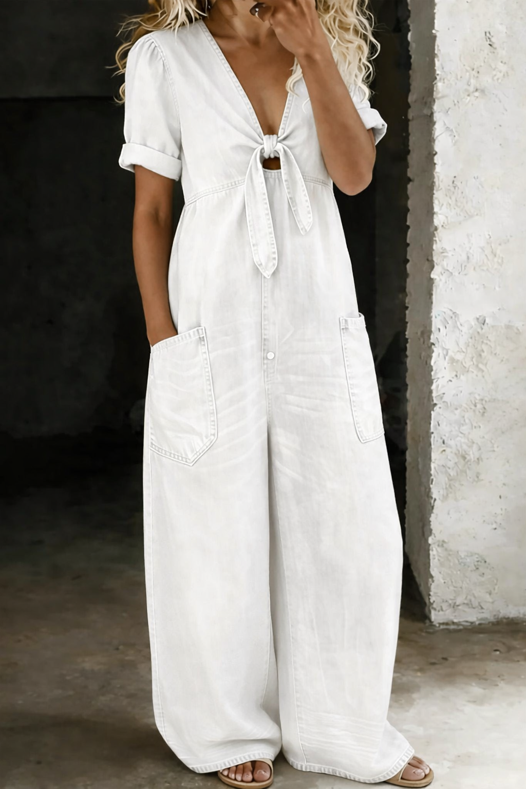 ATHENA™ - SHORT SLEEVE JUMPSUIT