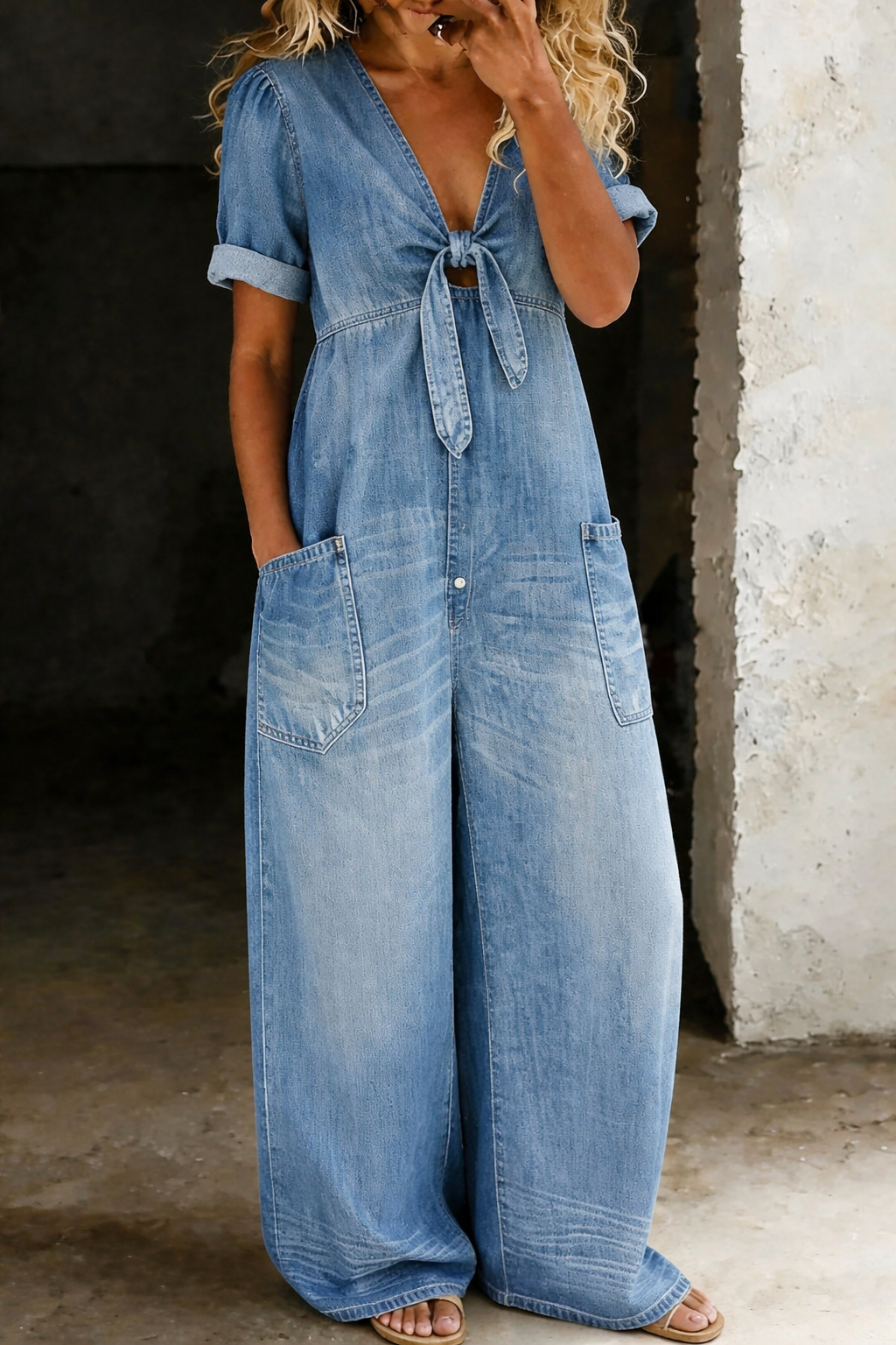 ATHENA™ - SHORT SLEEVE JUMPSUIT