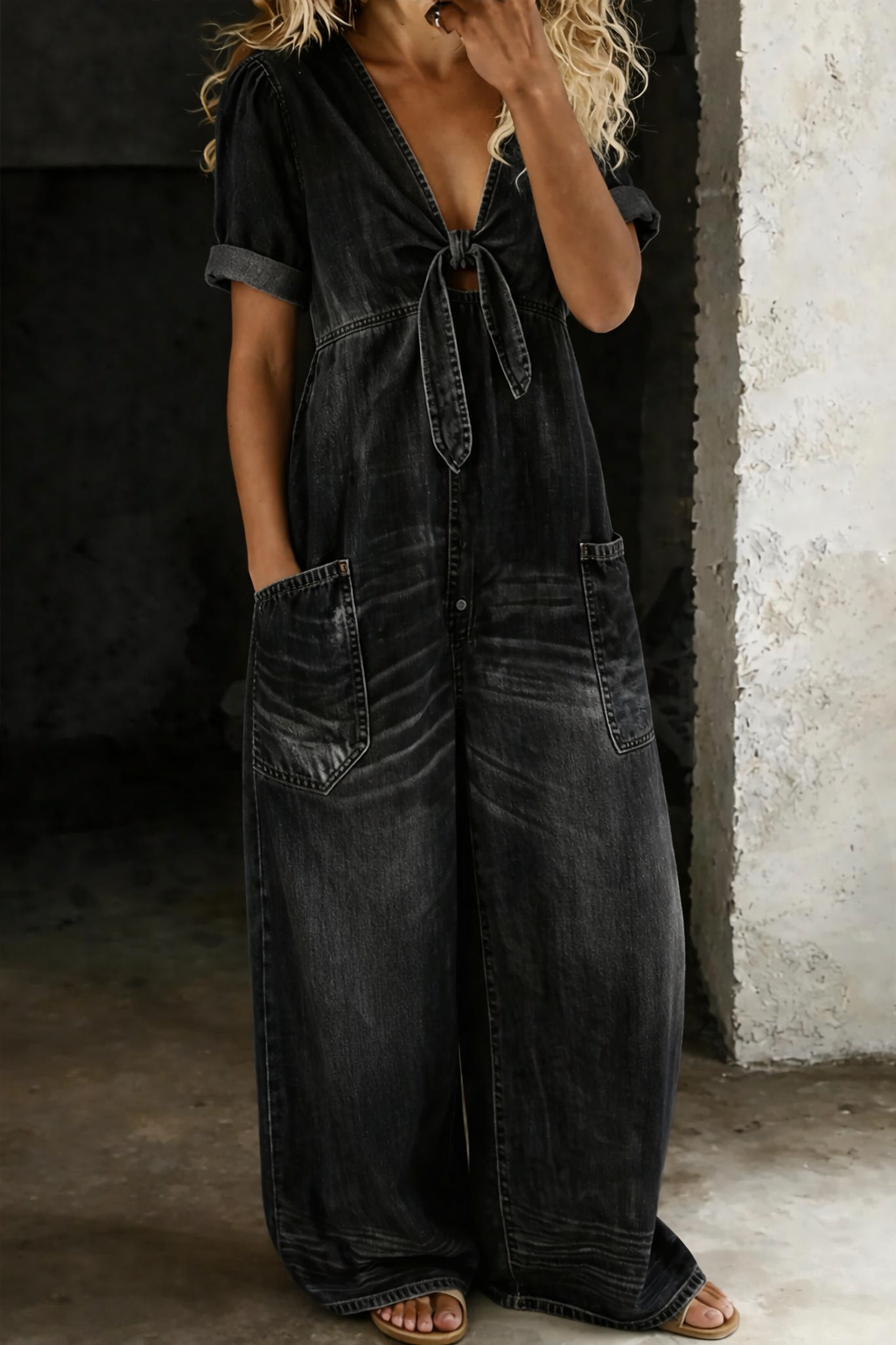 ATHENA™ - SHORT SLEEVE JUMPSUIT