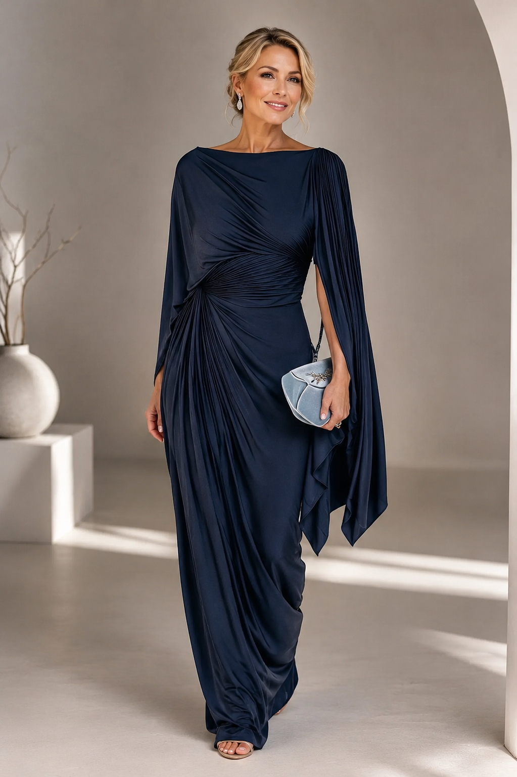 MERYL™ - PLEATED MAXI DRESS