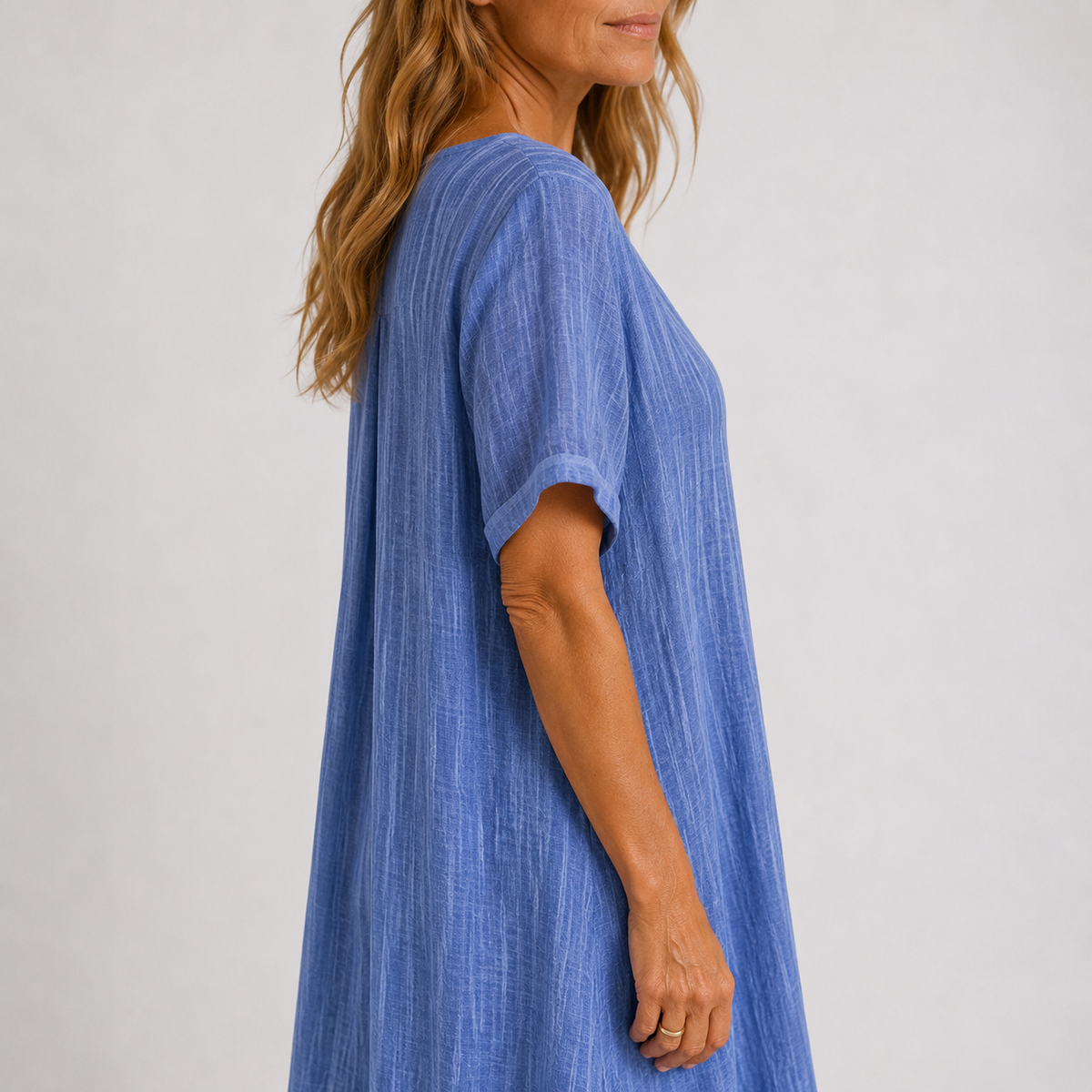 VIOLETTE™ - FLOWING V-NECK MAXI DRESS
