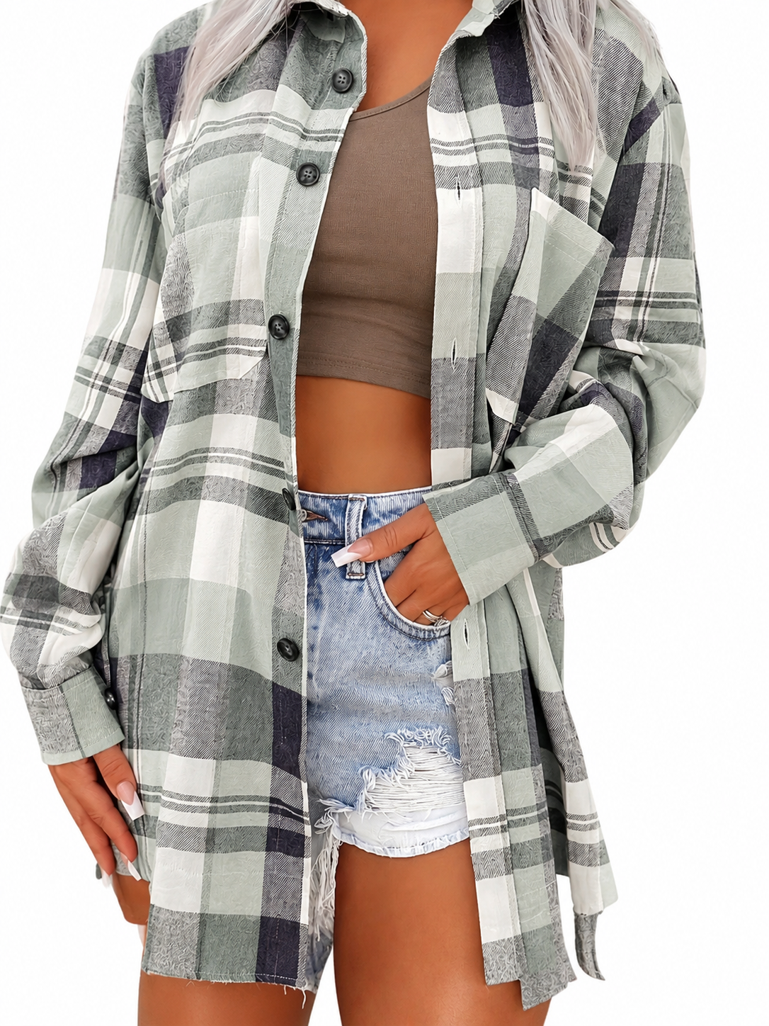 MOREAU LYON™ - GINGHAM LONG-SLEEVE SHIRT