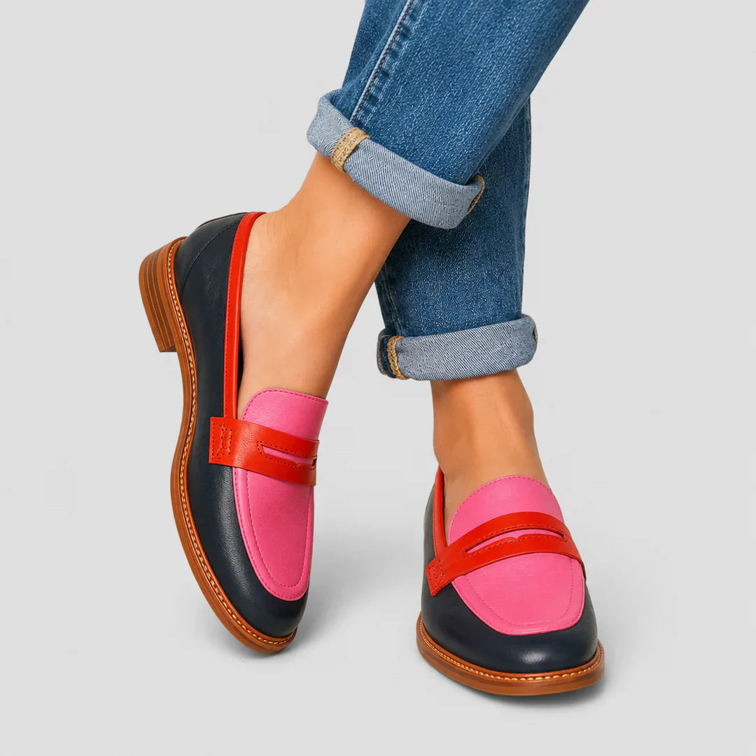 FRANKI™ - TWO-TONE COMFORT LOAFERS