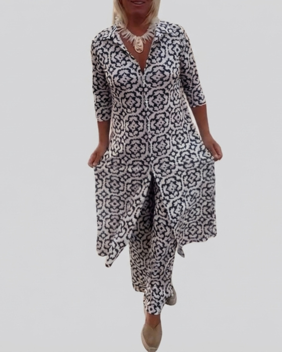 SARA™ - BUTTON-FRONT TWO-PIECE SET