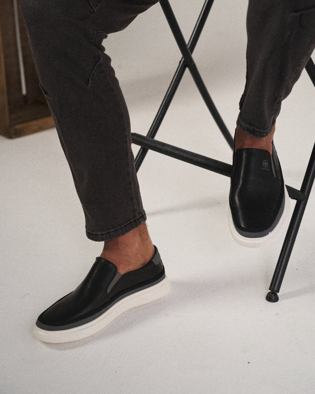 WESTON™ - LEATHER SLIP-ON SNEAKERS
