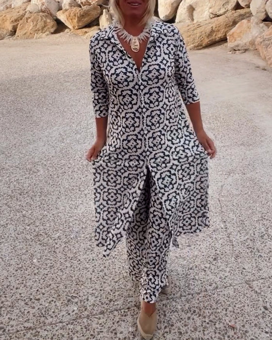 SARA™ - BUTTON-FRONT TWO-PIECE SET