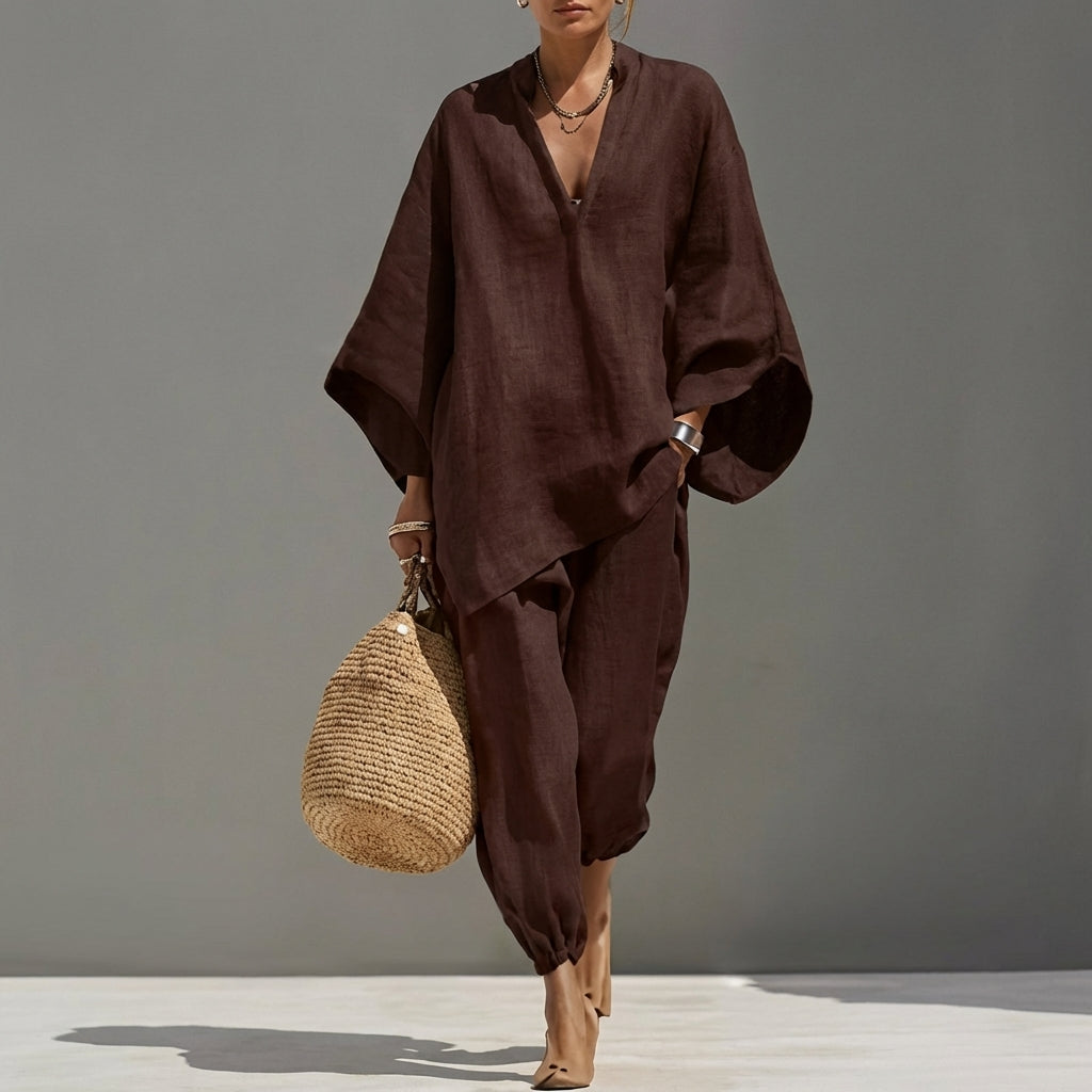 MARINA™ - V-NECK TWO-PIECE SET