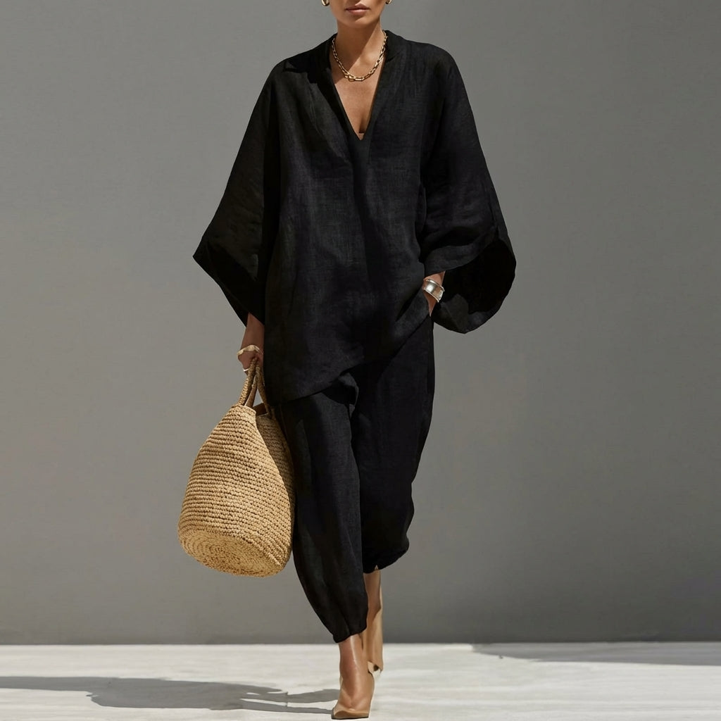 MARINA™ - V-NECK TWO-PIECE SET