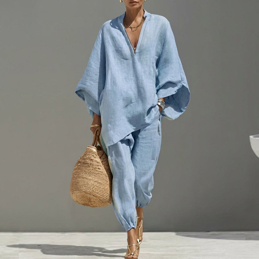 MARINA™ - V-NECK TWO-PIECE SET