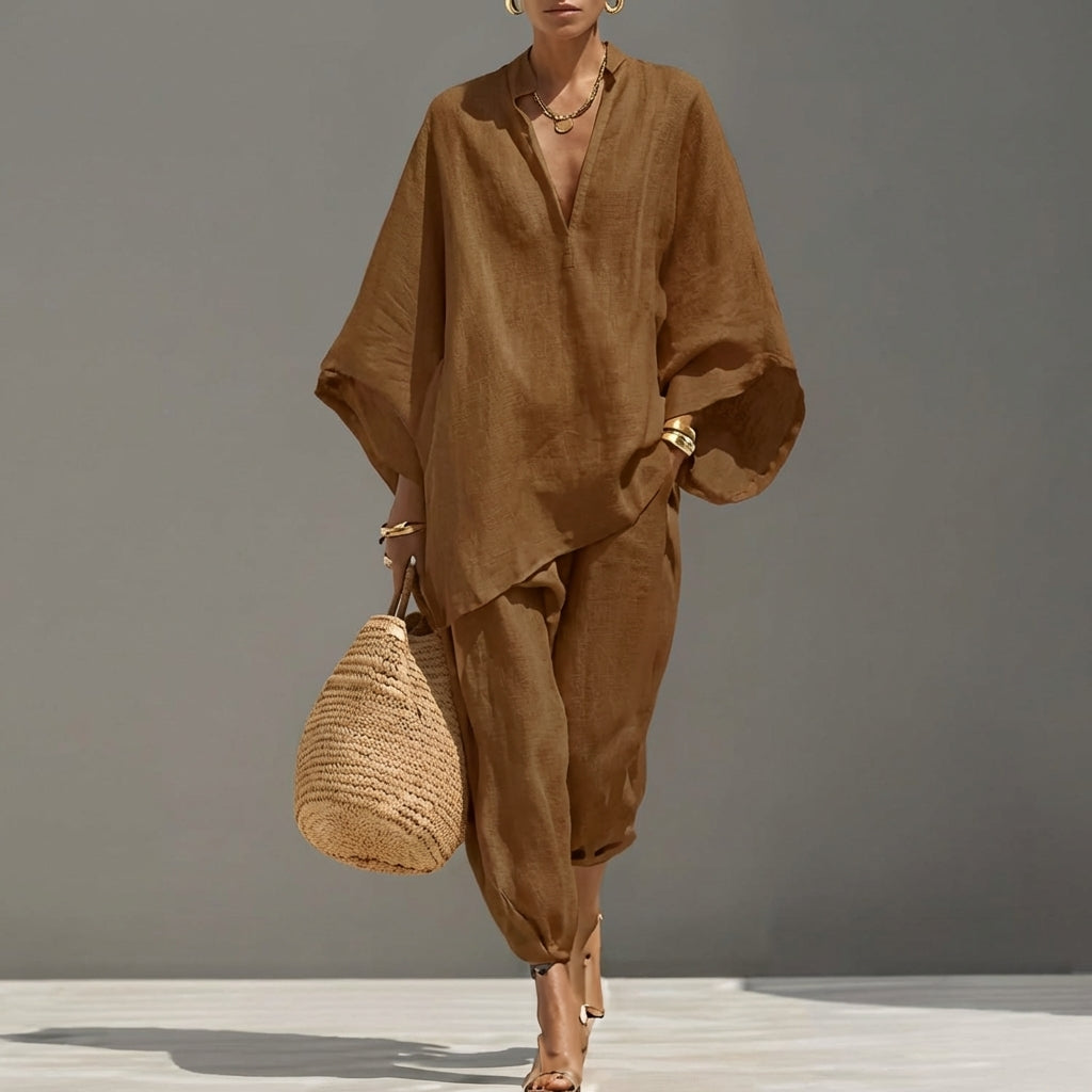 MARINA™ - V-NECK TWO-PIECE SET
