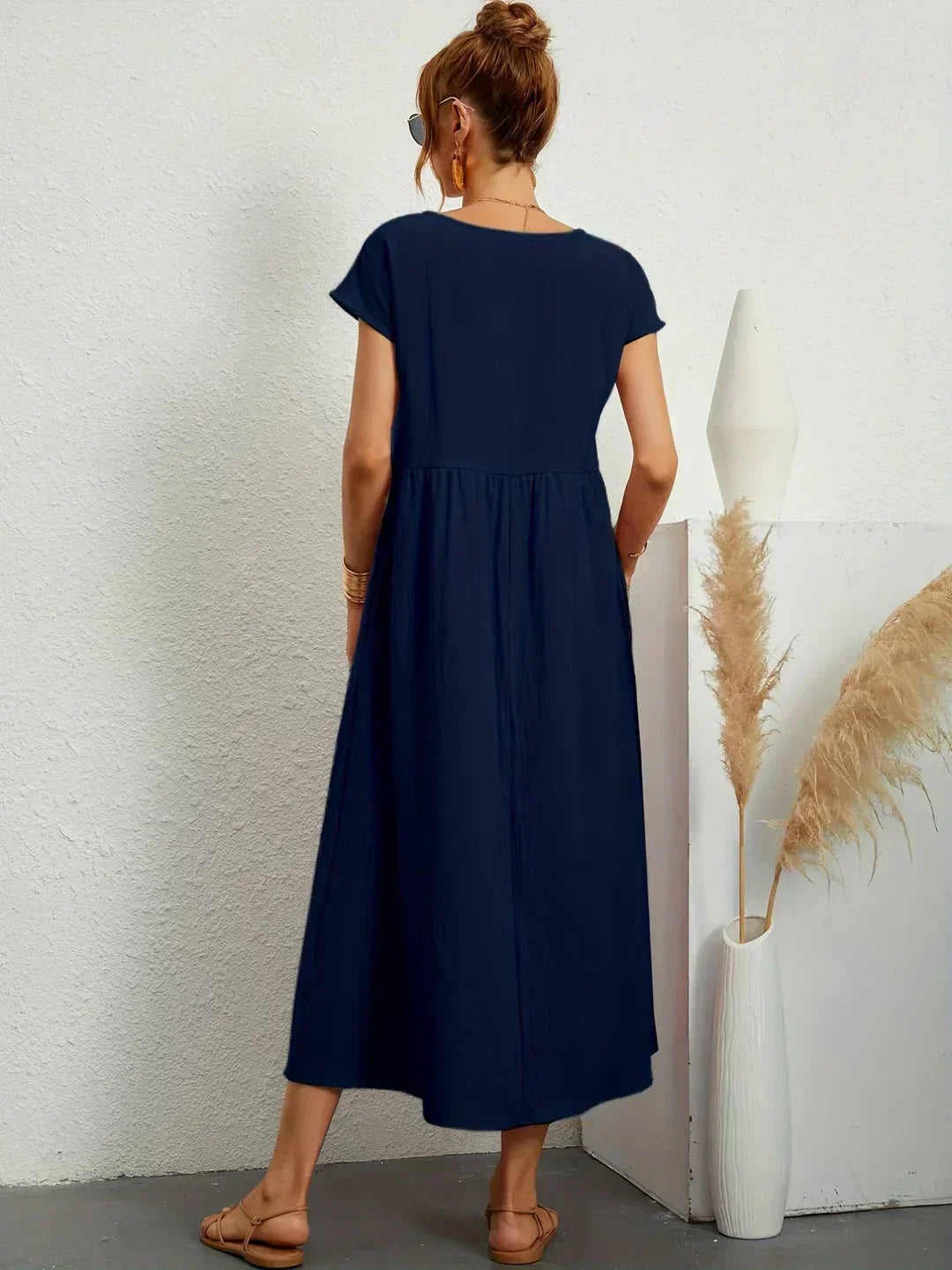 GENEVRE™ - FLOWING MIDI DRESS