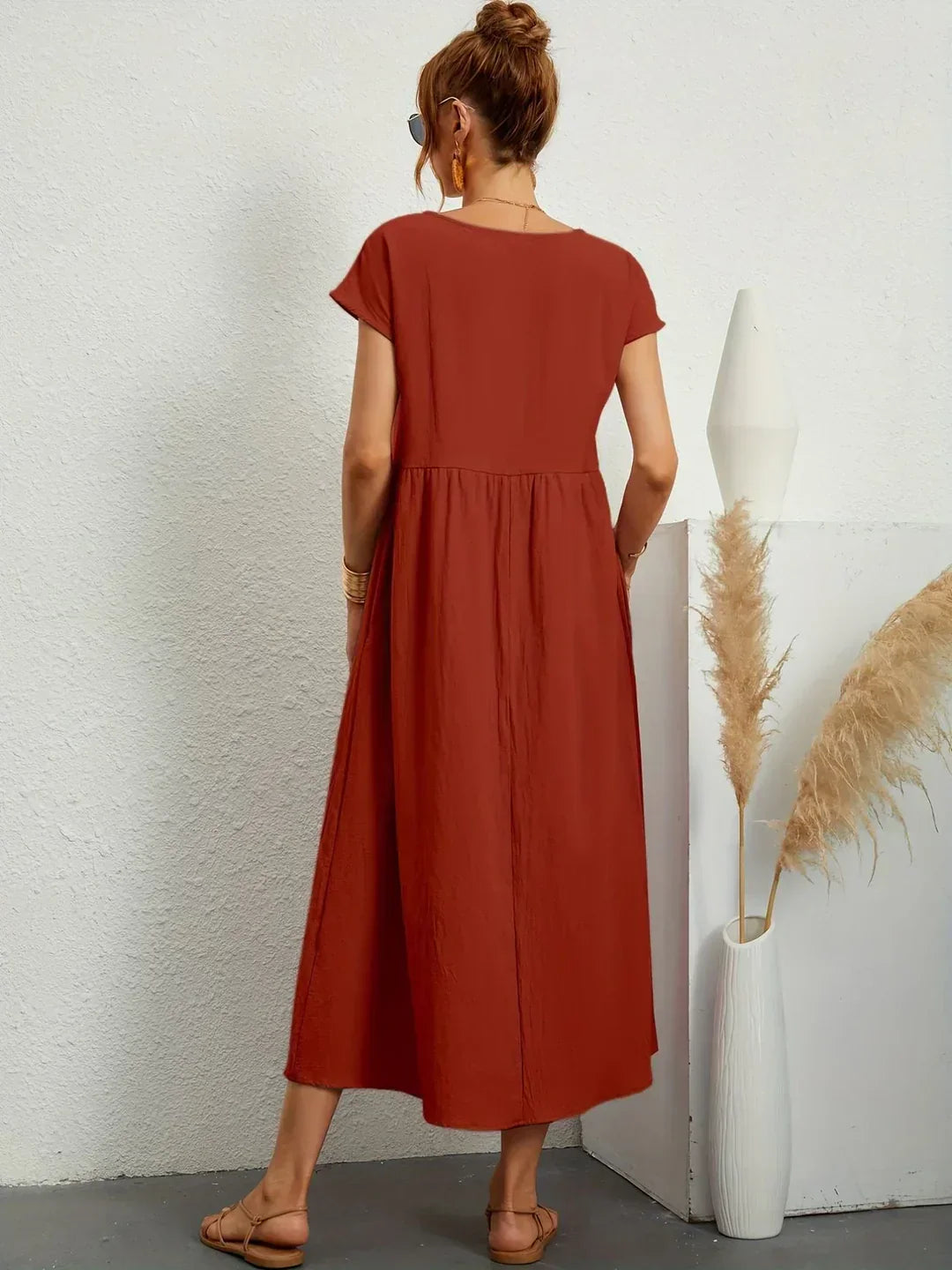 GABRIELLE™ - FLOWING MIDI DRESS