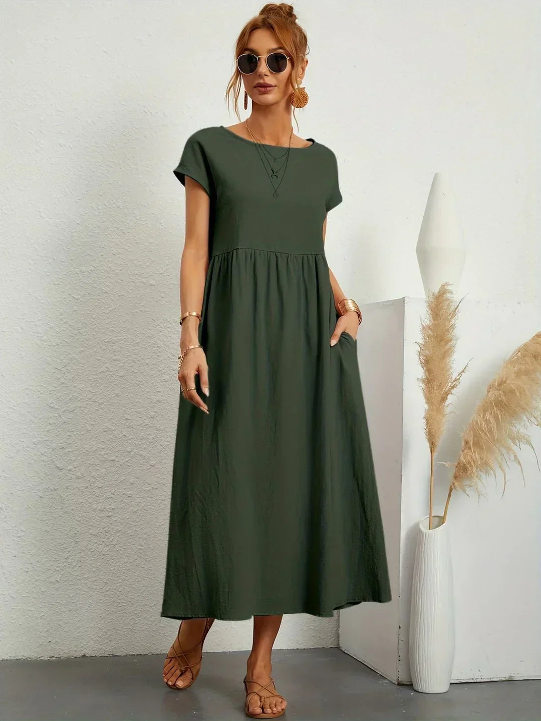 GABRIELLE™ - FLOWING MIDI DRESS
