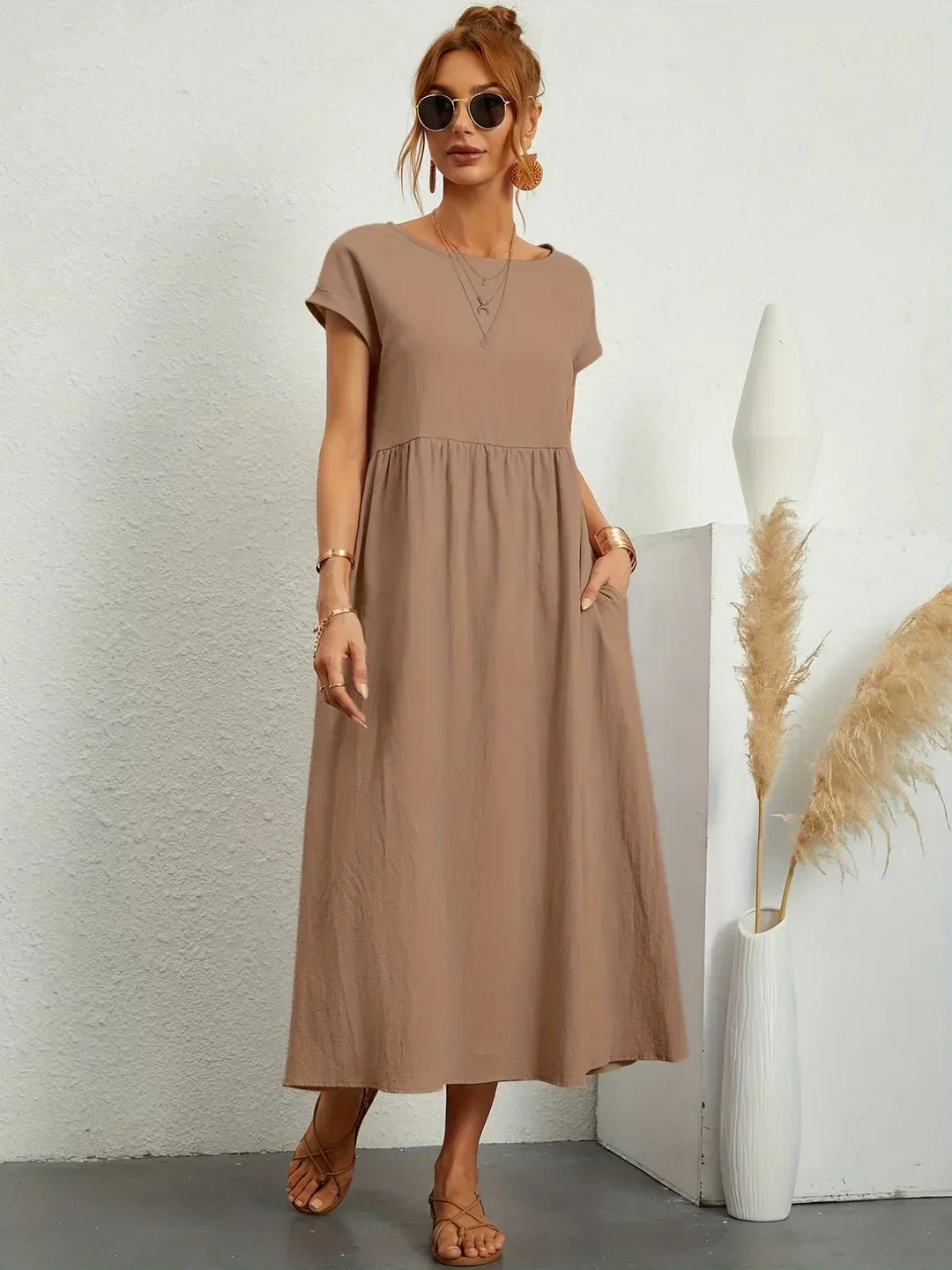 GABRIELLE™ - FLOWING MIDI DRESS