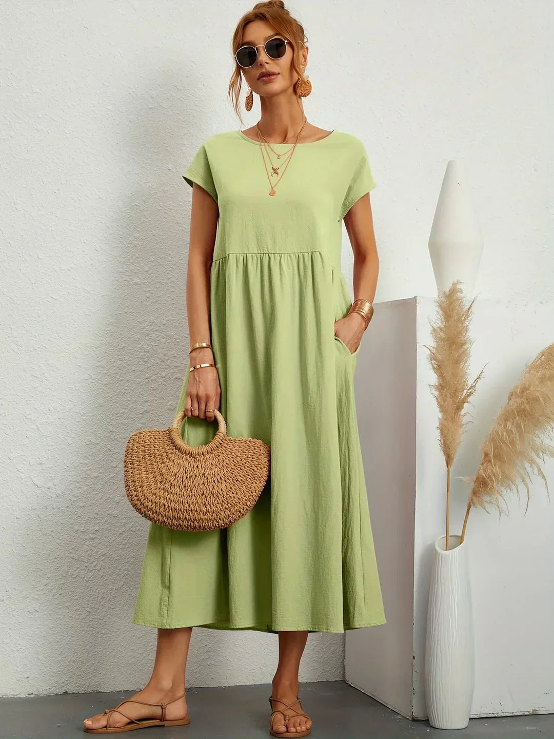GABRIELLE™ - FLOWING MIDI DRESS
