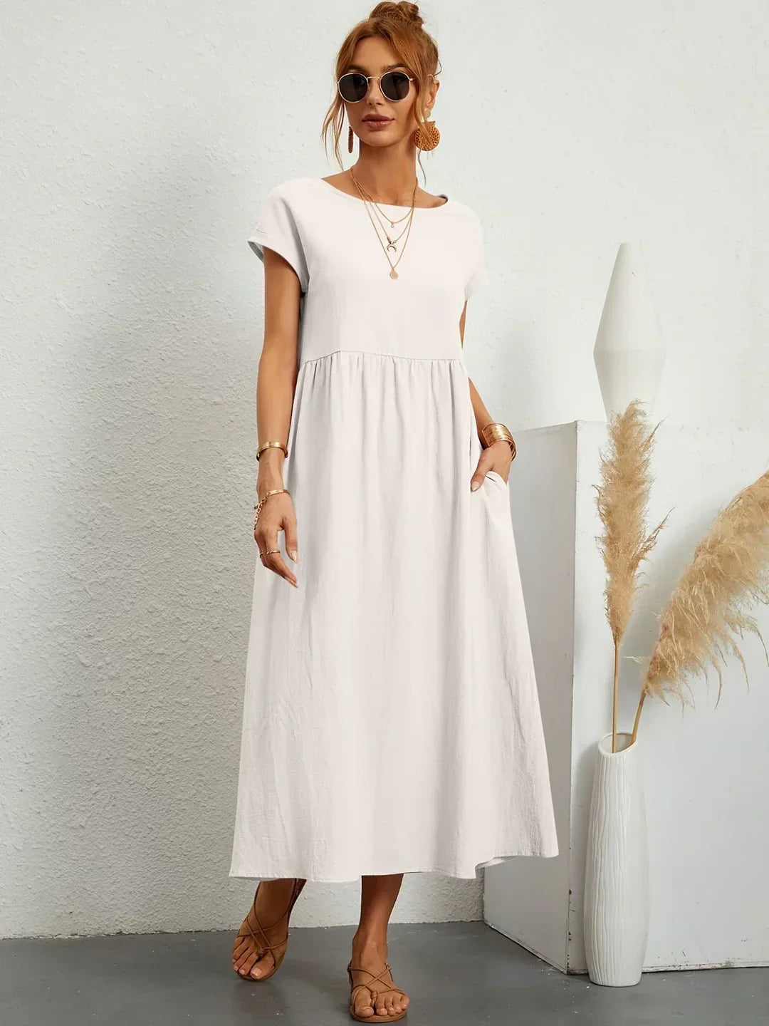 GABRIELLE™ - FLOWING MIDI DRESS