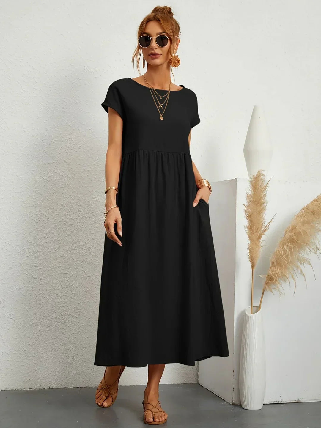 GABRIELLE™ - FLOWING MIDI DRESS