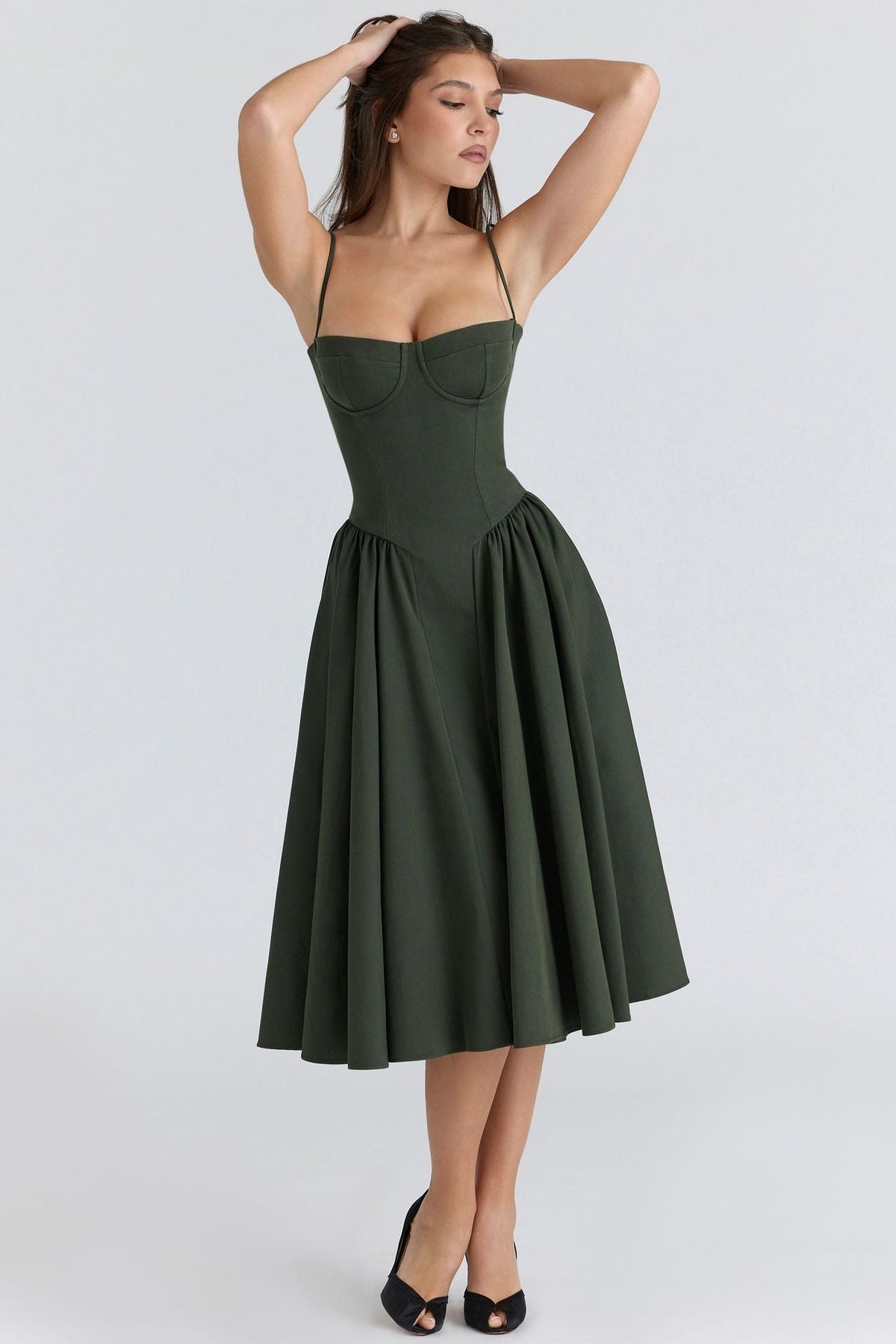 ROMA™ - CORSET-BODICE MAXI DRESS