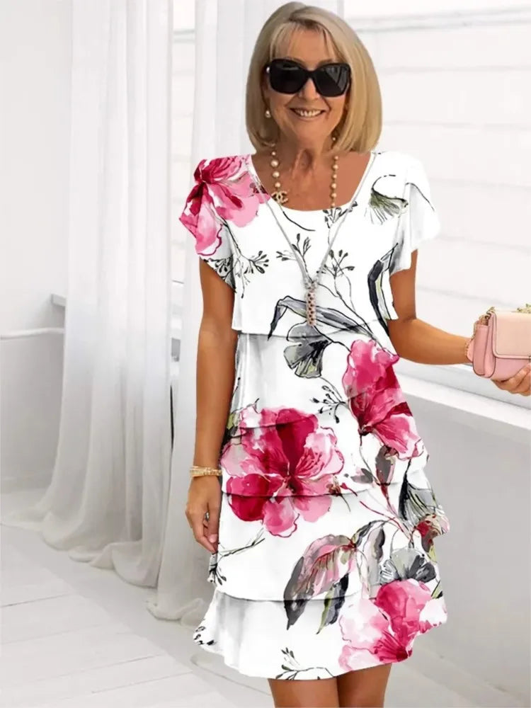 ELYSIA™ - STRUCTURED WHITE DRESS