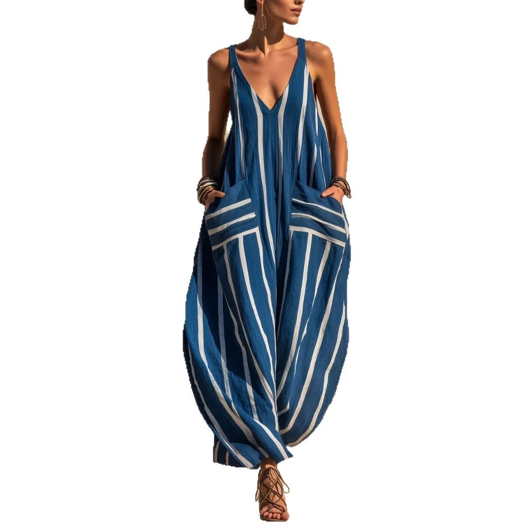 TESSALIA™ - STRIPED WIDE-LEG JUMPSUIT