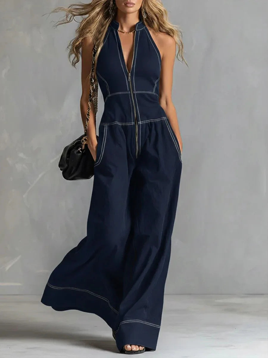 WREN™ - OFF-SHOULDER WIDE-LEG JUMPSUIT